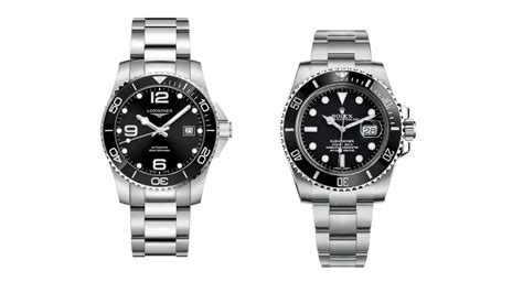 longines hydroconquest vs Rolex Submariner